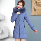 Winter New Fashion Long Cotton-Padded Coat – Women’s Casual Hooded Parka