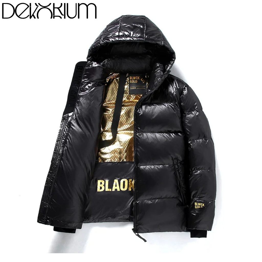 Men’s Winter Down Jacket – Classic Outdoor High-Tech Hooded Parka