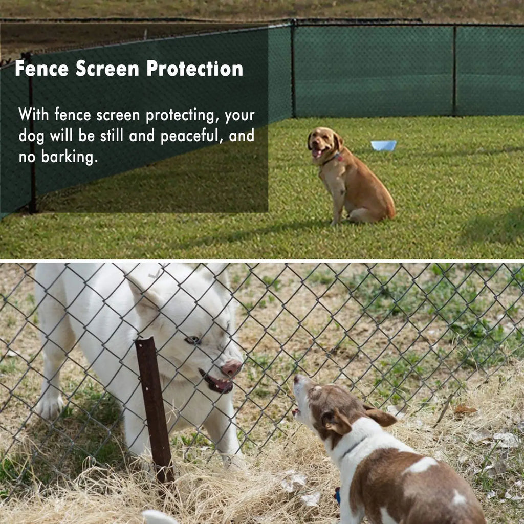 Green Fence Privacy Screen Windscreen – Heavy Duty Outdoor Privacy Barrier