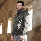 MGP Men’s Winter Warm Jacket with Natural Fur Hood