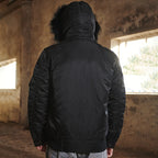 MGP Men’s Winter Warm Jacket with Natural Fur Hood