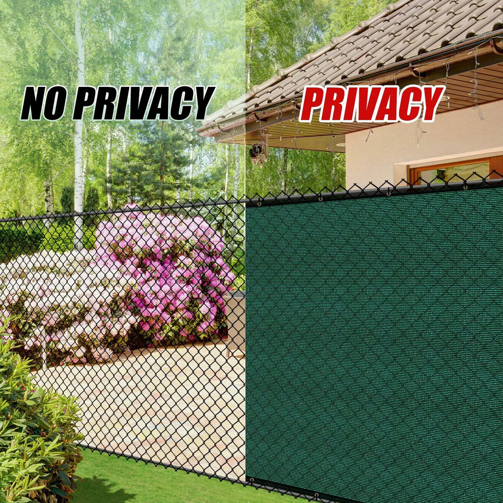 Green Fence Privacy Screen Windscreen – Heavy Duty Outdoor Privacy Barrier