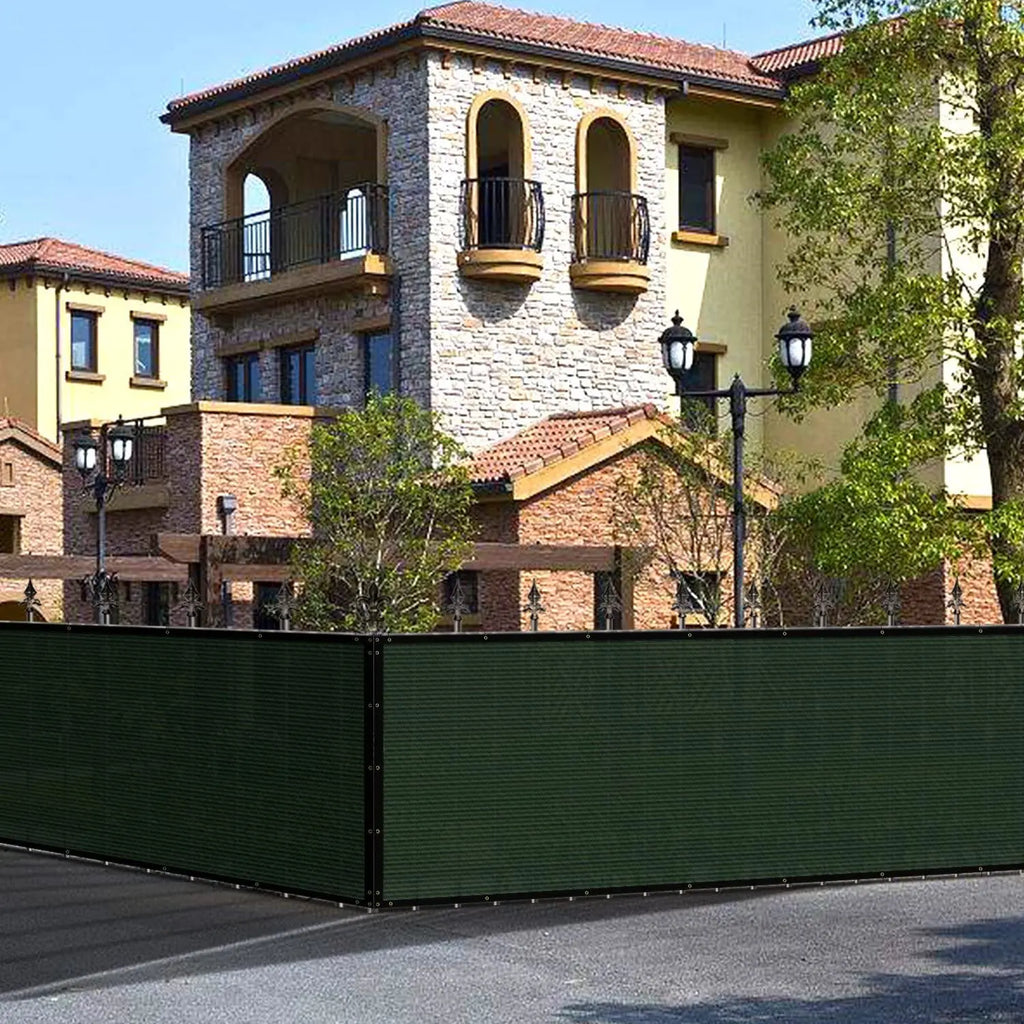 Green Fence Privacy Screen Windscreen – Heavy Duty Outdoor Privacy Barrier