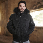 MGP Men’s Winter Warm Jacket with Natural Fur Hood