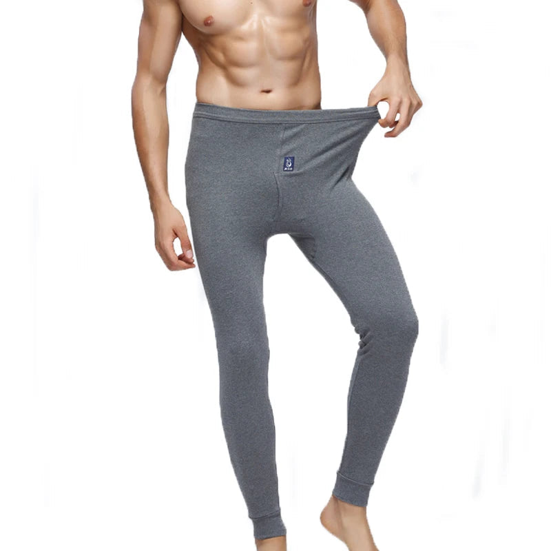 Winter Men’s Warm Cotton Thermal Leggings – Long Johns (Plus Size Available)