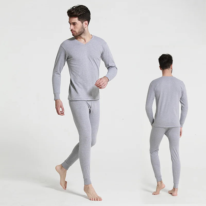 Men’s Thermal Underwear Set — Heat-Retaining Long Johns for Winter Comfort