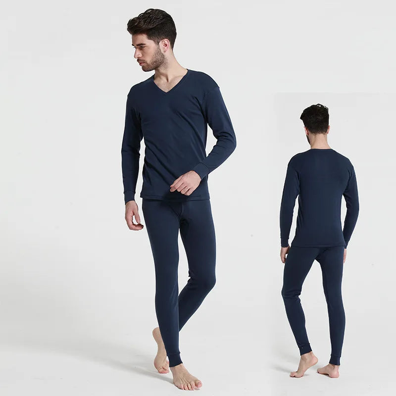 Men’s Thermal Underwear Set — Heat-Retaining Long Johns for Winter Comfort