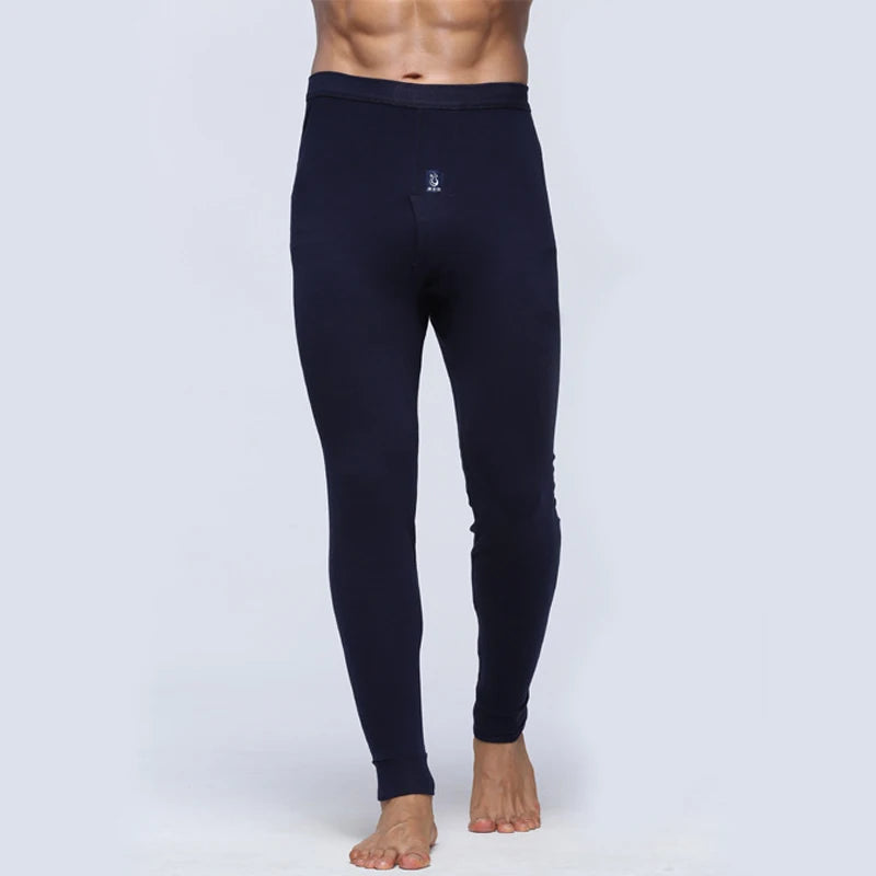 Winter Men’s Warm Cotton Thermal Leggings – Long Johns (Plus Size Available)