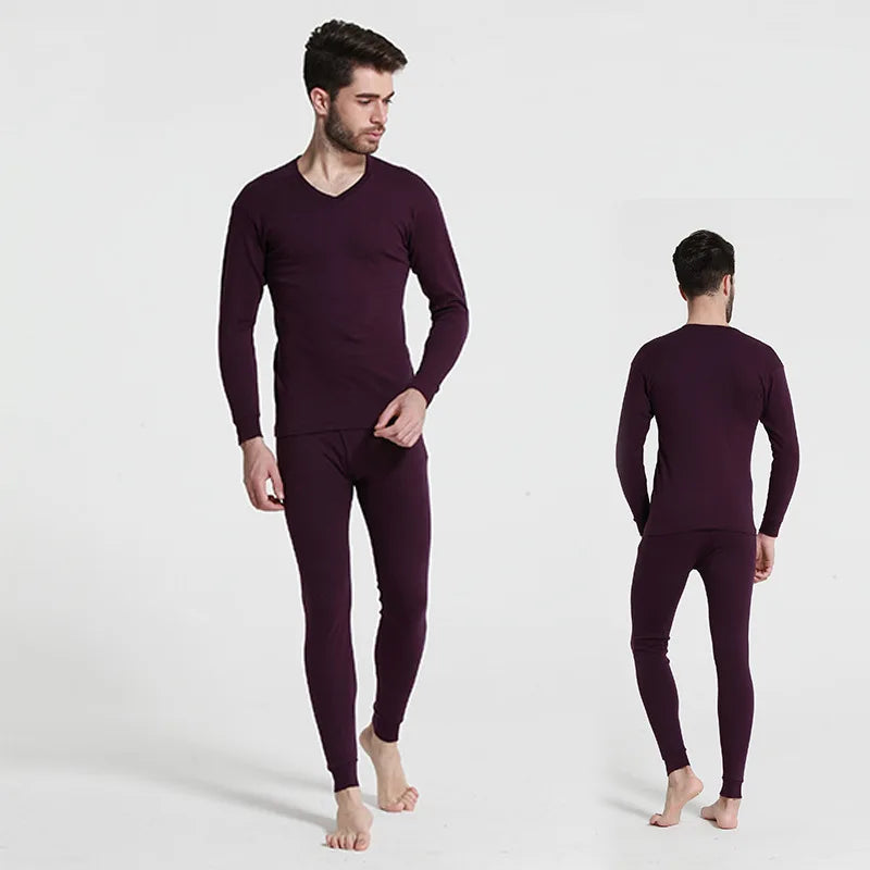 Men’s Thermal Underwear Set — Heat-Retaining Long Johns for Winter Comfort