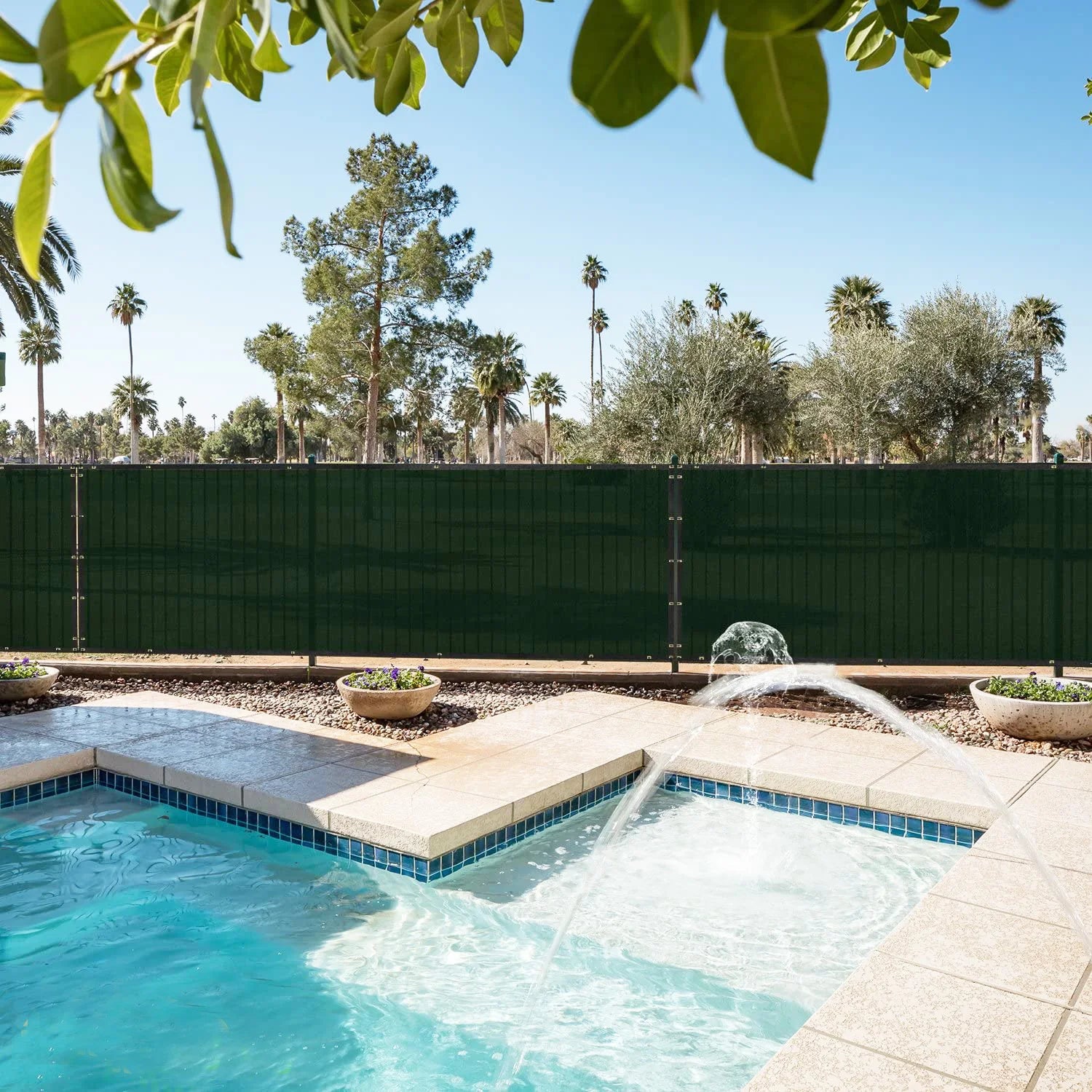 Green Fence Privacy Screen Windscreen – Heavy Duty Outdoor Privacy Barrier
