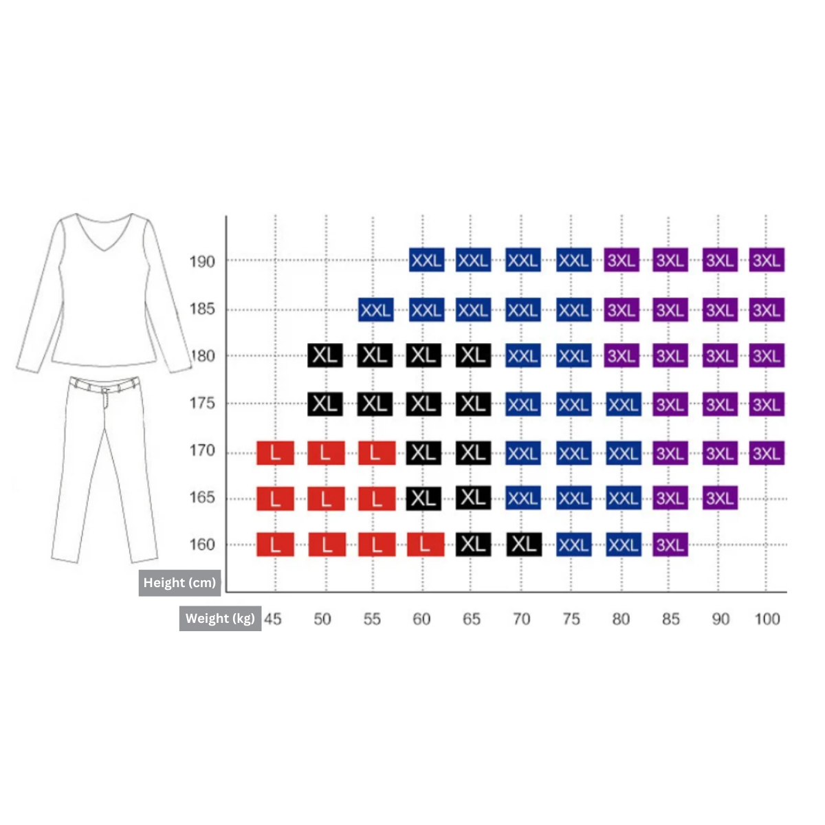 Plus Size Thermal Long Johns for Men — Warm, Stretchy Winter Base Layer