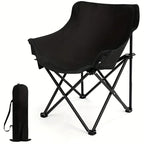 Portable Folding Camping Chair – Ultra-Light Low Back Moon Chair for Outdoor Adventures