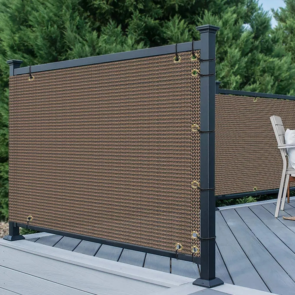 Green Fence Privacy Screen Windscreen – Heavy Duty Outdoor Privacy Barrier