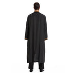 Black Kimono Jubba Thobe for Men Black Kimono Jubba Thobe for Men