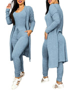 Drawstring Pocket Design Jumpsuit & Coat Set – Women’s Autumn Slim Fit Outfit