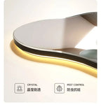 Luxury LED Wall Clock – Silent Nordic Design Minimalist Clock for Living Room & Home Decoration