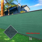 Green Fence Privacy Screen Windscreen – Heavy Duty Outdoor Privacy Barrier