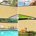 Green Fence Privacy Screen Windscreen – Heavy Duty Outdoor Privacy Barrier