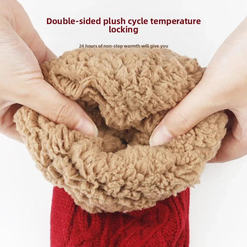 Super Warm Non-Slip Winter Slipper Socks – Fluffy Fleece Home Socks for Men & Women