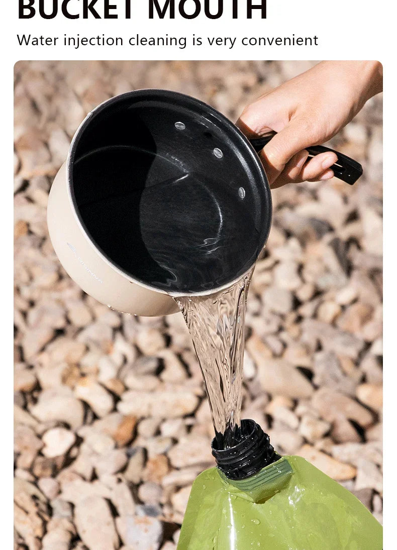 8L Large Capacity Outdoor Folding Water Bag – Portable Camping Water Storage Solution