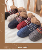 Super Warm Non-Slip Winter Slipper Socks – Fluffy Fleece Home Socks for Men & Women