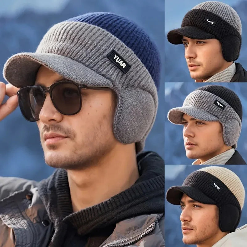 Men's Winter Warm Knit Hat – Outdoor Cold Weather Beanie