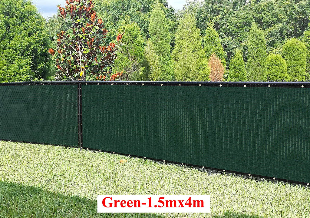 Green Fence Privacy Screen Windscreen – Heavy Duty Outdoor Privacy Barrier