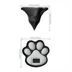LED Solar Dierenpootafdruk Lampen – Waterdichte Buiten Tuinpad Verlichting (1–12 STUKS)