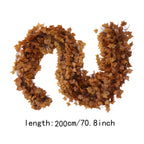 12-Piece Artificial Maple Leaf Garland – Autumn Hanging Vine Décor for Home, Thanksgiving & Seasonal Displays