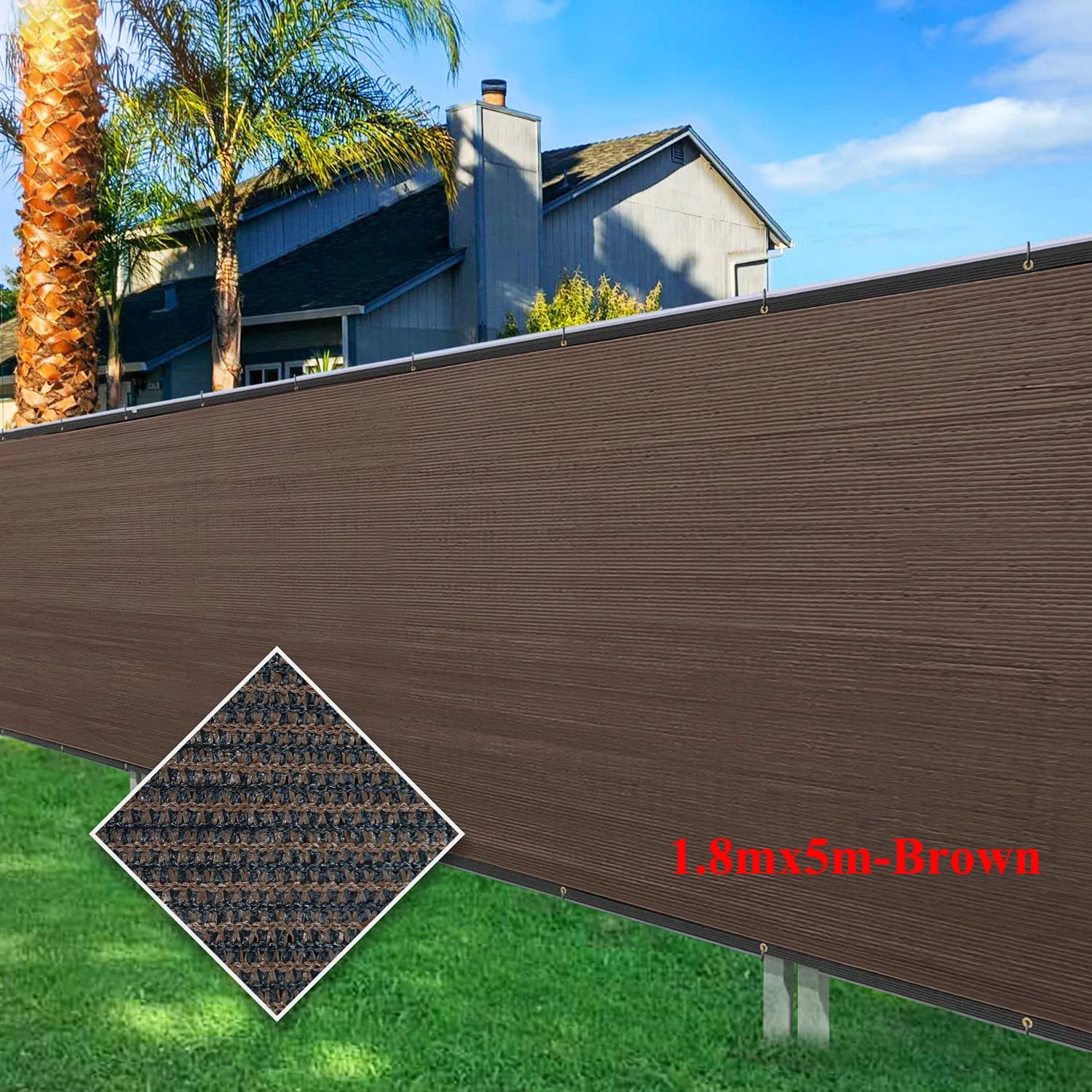 Green Fence Privacy Screen Windscreen – Heavy Duty Outdoor Privacy Barrier