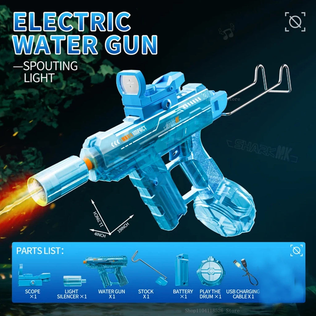 M416 Electric Water Gun – Full Automatic Summer Water Blaster for Outdoor Fun