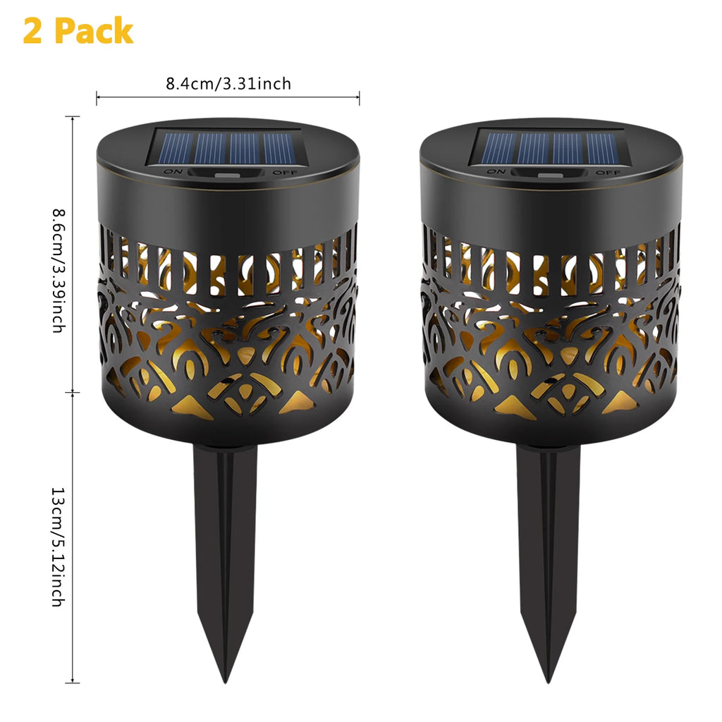Applique murale solaire Mandala – Lampe de projection d'ombres décorative extérieure (étanche IP65)