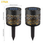 Applique murale solaire Mandala – Lampe de projection d'ombres décorative extérieure (étanche IP65)