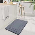 Thickened Super Absorbent Bathroom Floor Mat – Non-Slip Quick Dry Flannel Rug