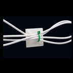 10 PCS Self-Adhesive Cable Tie Mounts – Removable Wire Clips for Home, Office & Car