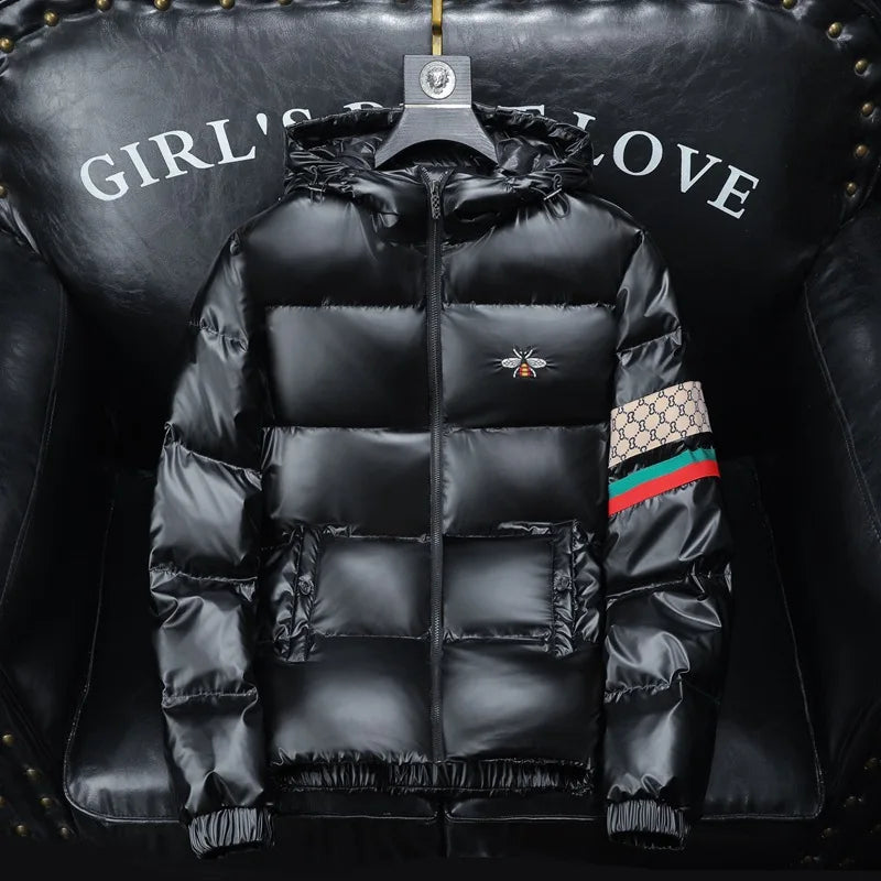 Winter Men's Casual Hooded Down Jacket – Warm, Stylish & Urban Design