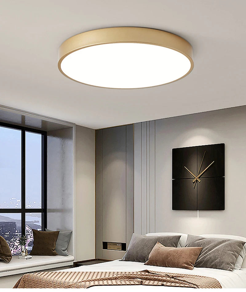 Macaron LED Nordic Ceiling Light – Modern Minimalist Lighting for Home