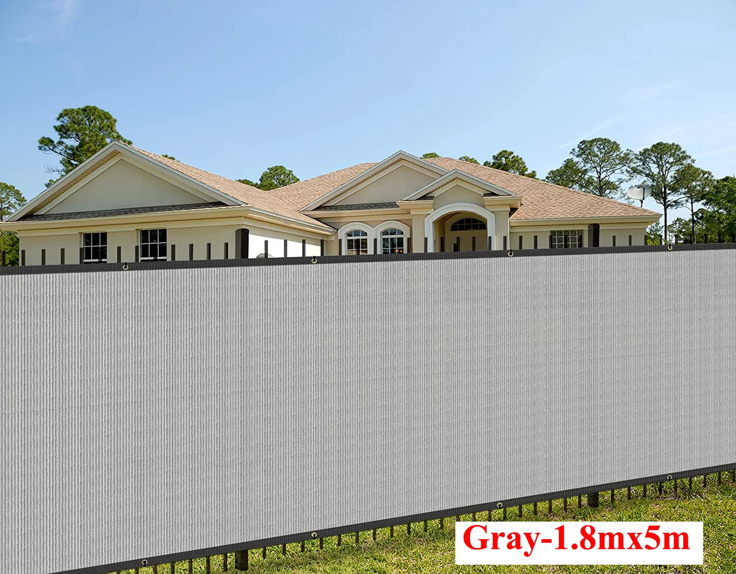 Green Fence Privacy Screen Windscreen – Heavy Duty Outdoor Privacy Barrier