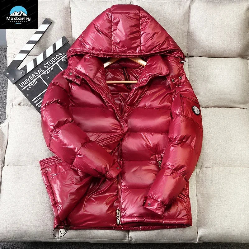 2025 Winter New Puffer Jacket – Unisex Duck Down Hooded Coat