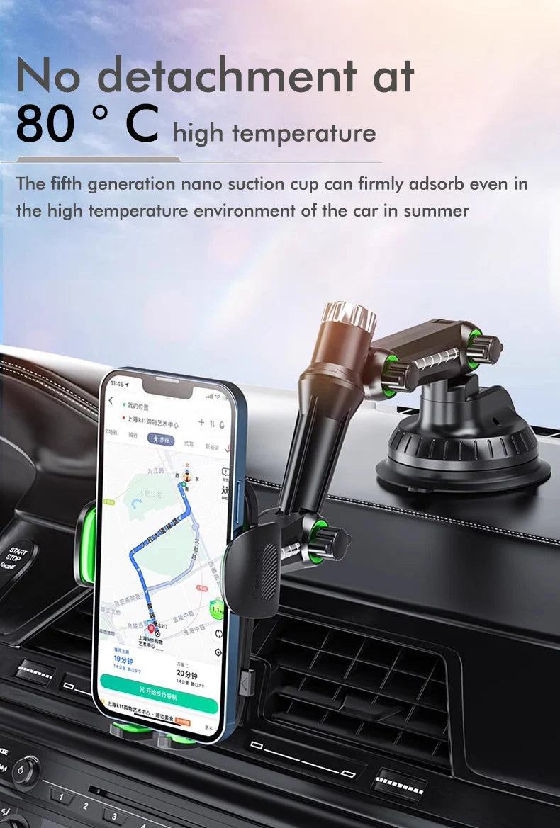 Universal Large Truck Extended Suction Cup Type Car Holder Fixed Shockproof Mobile Phone Stand Big Joint GPS Navigation Holder