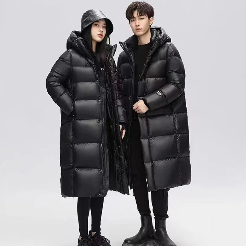 Winter Down Coat – Unisex Casual Hooded Parka