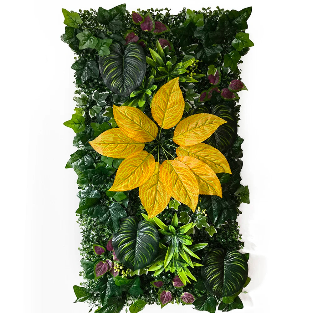 50 × 100cm Artificial Grass Wall Panel – Realistic Faux Greenery Plant Mat for Home, Wedding & Garden Decoration