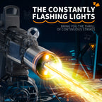 Simulated Recoil Electric Water Gun Toy with Automatic Lights & Water Spray Feature