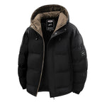 Winddichte Verdikte Parka met Capuchon voor Heren — Warm, Casual & Winterklaar