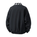 Men’s Spring Autumn Casual Jacket – Lightweight Workwear Style with Zipper & Pockets