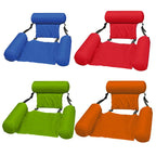 Inflatable Water Hammock Floating Bed – Portable Pool Lounge Chair for Adults