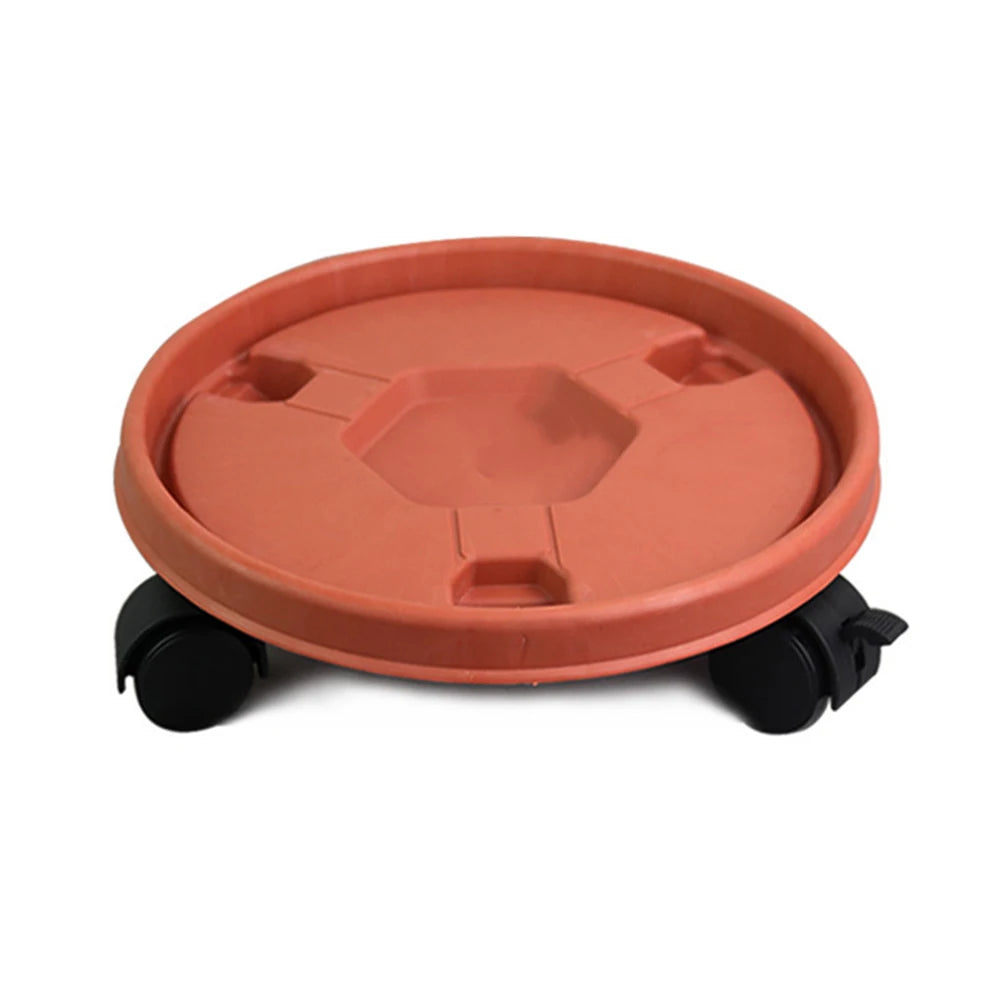 260mm Plant Mover With Wheels Plant Support Roller Universal Flower Pot Wheels Base Movable Tray Plant Stand With Rollers