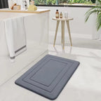 Thickened Super Absorbent Bathroom Floor Mat – Non-Slip Quick Dry Flannel Rug