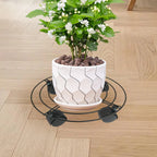 Rolling Plant Stand with Wheels Plant Pallet Caddies Flower Pot Mover for Potted Trees