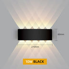 Waterproof IP65 LED Wall Lamp – 8W/12W Aluminum Outdoor Garden & Indoor Light for Bedroom, Living Room, Stairs